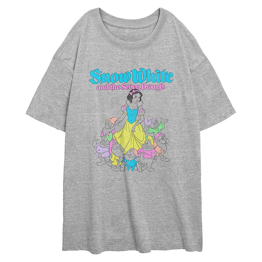 Огромная футболка с рисунком для юниоров в неоновых тонах Disney's «Белоснежка и семь гномов», цвет Athletic Heather
Огромная футболка с рисунком для юниоров в неоновых тонах Disney's «Белоснежка и семь гномов», цвет Athletic Heather