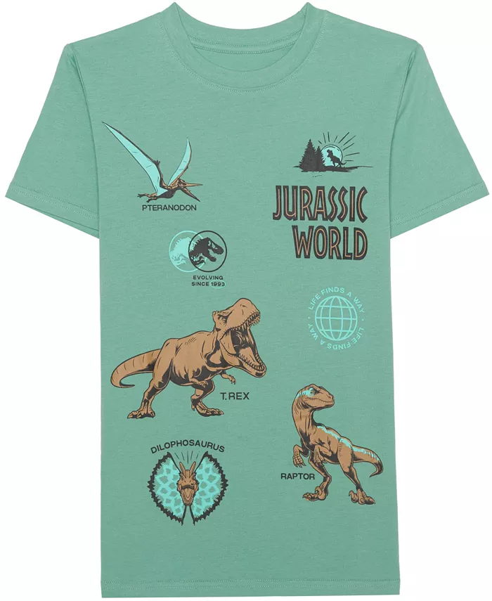 Мальчики 5-20 Life Finds A Way футболка с коротким рукавом Jurassic Park, зеленый
Мальчики 5-20 Life Finds A Way футболка с коротким рукавом Jurassic Park, зеленый