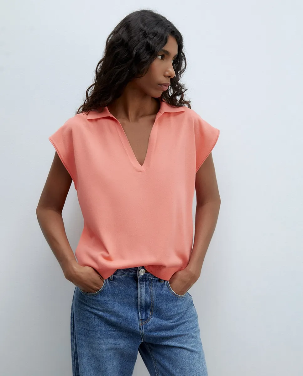 Трикотажное поло-джерси Sfera, коралловый
Трикотажное поло-джерси Sfera, коралловый