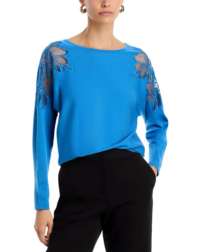 Свитер с вырезом на плече T Tahari, синий
Свитер с вырезом на плече T Tahari, синий