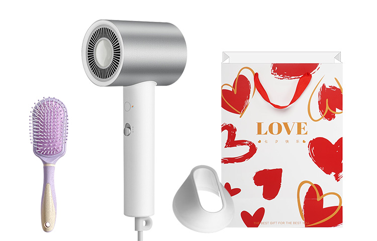 Фен для волос Mi, H500 (with Valentine's Day gift bag + airbag comb)
Фен для волос Mi, H500 (with Valentine's Day gift bag + airbag comb)