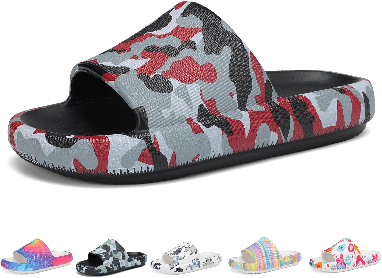 Детские шлепанцы Tormigo Boys and Girls Cloud Wide - Нескользящие летние тапочки, легкие, для пляжа, бассейна и душа, красный
Детские шлепанцы Tormigo Boys and Girls Cloud Wide - Нескользящие летние тапочки, легкие, для пляжа, бассейна и душа, красный