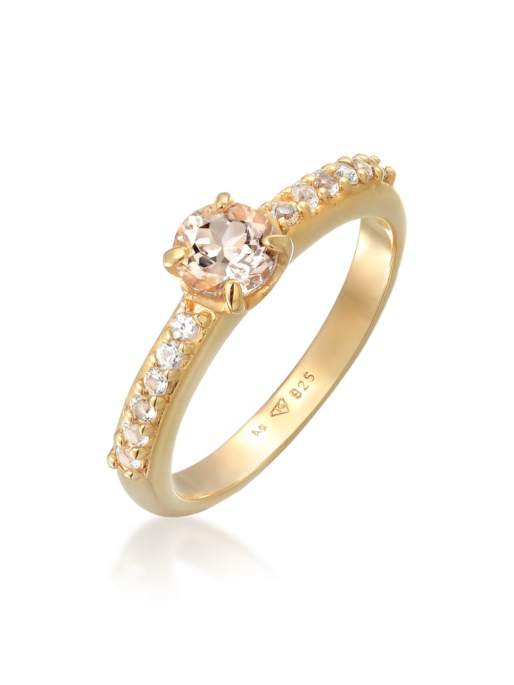 Elli Кольцо из серебра 925 пробы с золотым покрытием
Elli Кольцо из серебра 925 пробы с золотым покрытием