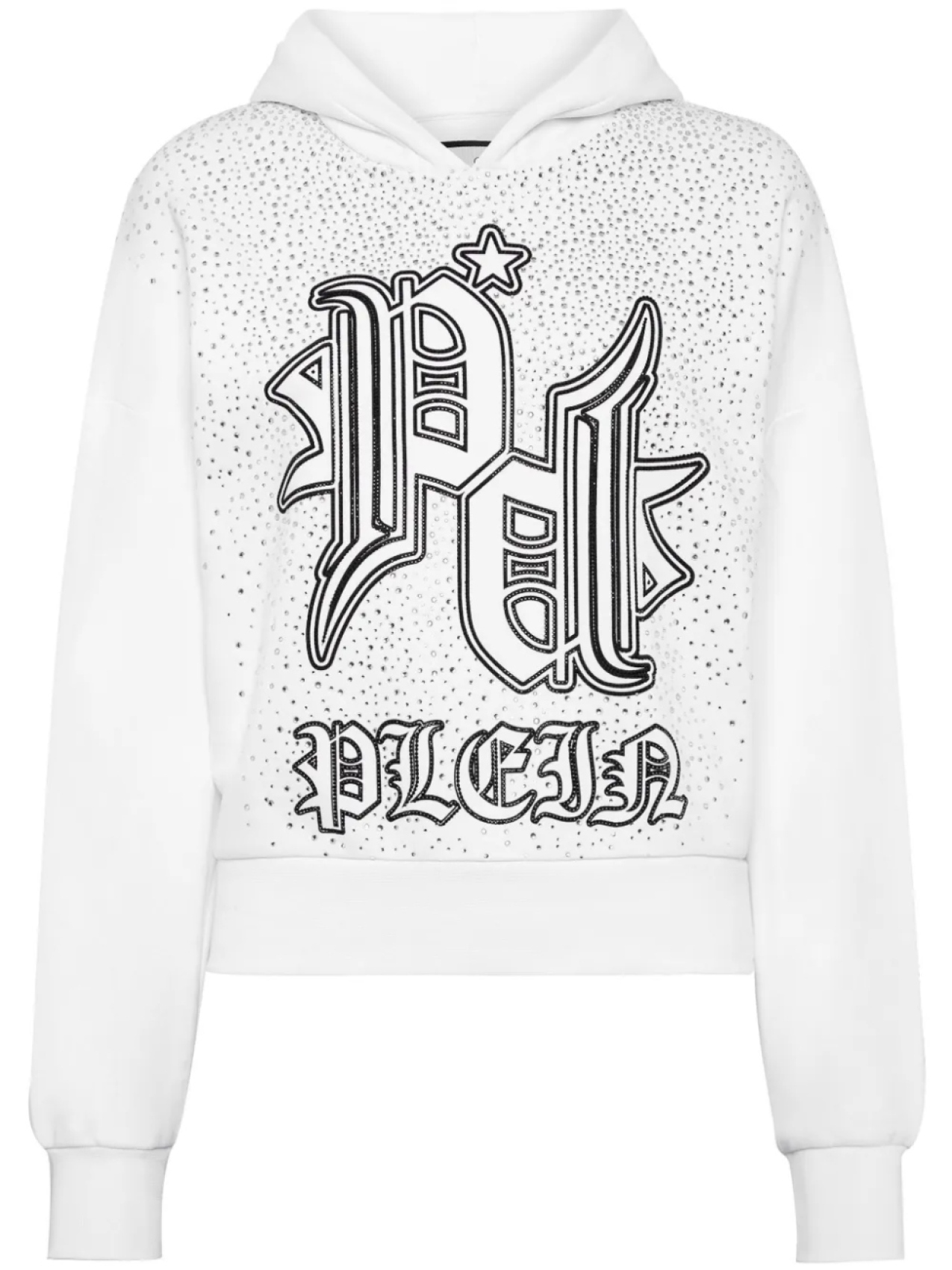 Philipp Plein худи Gothic Plein со стразами, белый
Philipp Plein худи Gothic Plein со стразами, белый