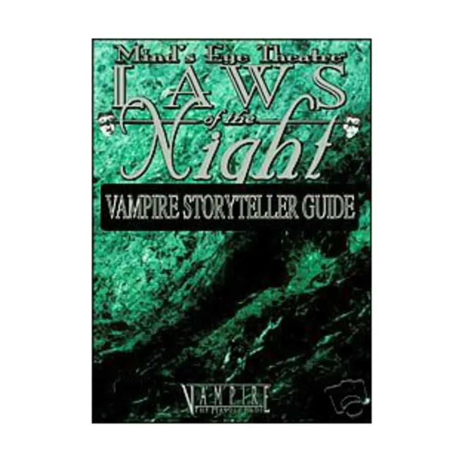 Laws of the Night - Storyteller's Guide, Mind's Eye Theatre - Masquerade, мягкая обложка
Laws of the Night - Storyteller's Guide, Mind's Eye Theatre - Masquerade, мягкая обложка