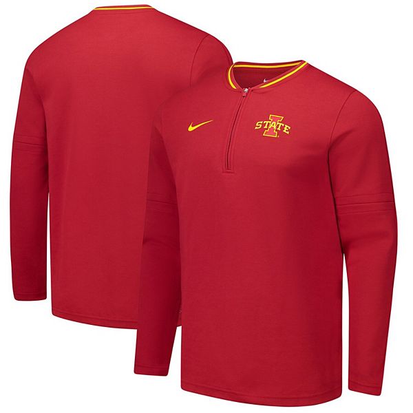 Мужская куртка-полузип Iowa State Cyclones Coaches Nike
Мужская куртка-полузип Iowa State Cyclones Coaches Nike