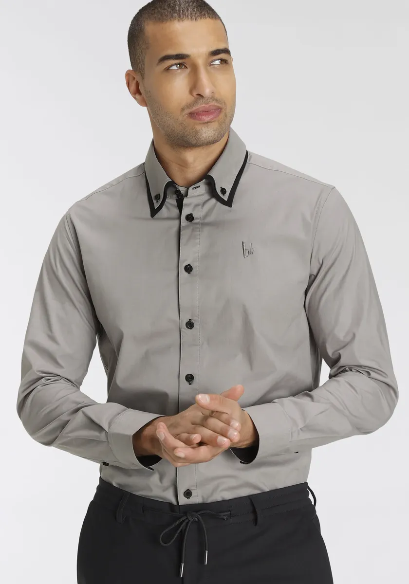 Рубашка с длинными рукавами Bruno Banani " Bruno Banani Button Down Collar", серый
Рубашка с длинными рукавами Bruno Banani " Bruno Banani Button Down Collar", серый