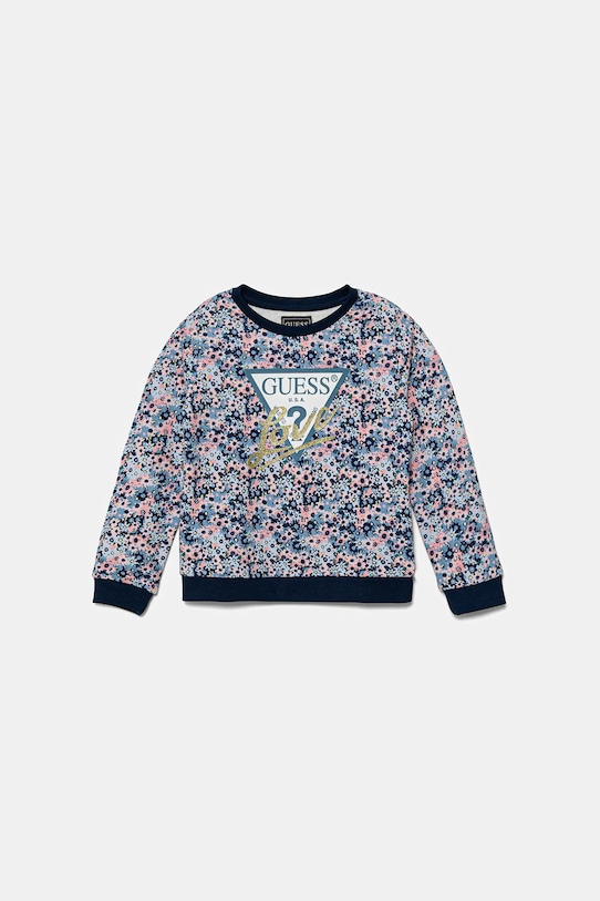 Детская хлопковая толстовка Guess, темно-синий
Детская хлопковая толстовка Guess, темно-синий