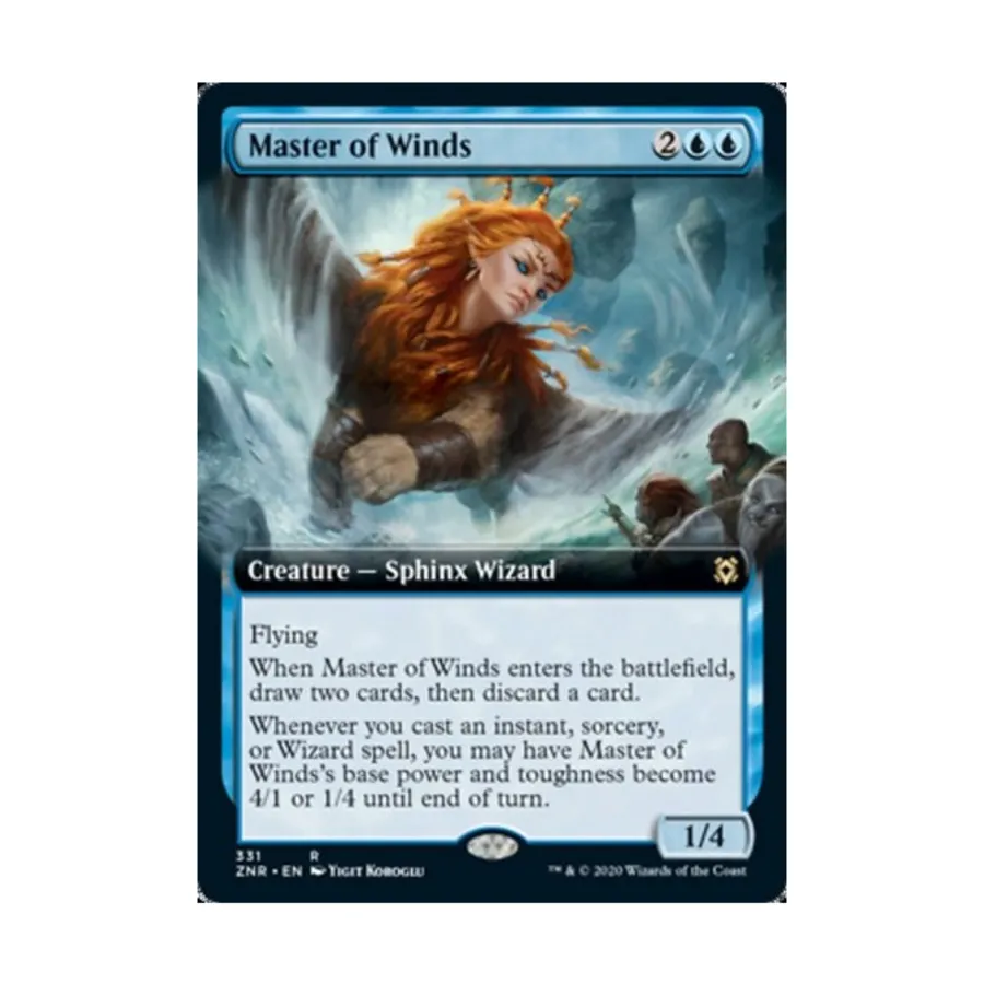 CCG Мастер ветров (расширенное искусство) ( клавиша R), MTG - Zendikar Rising 
CCG Мастер ветров (расширенное искусство) ( клавиша R), MTG - Zendikar Rising