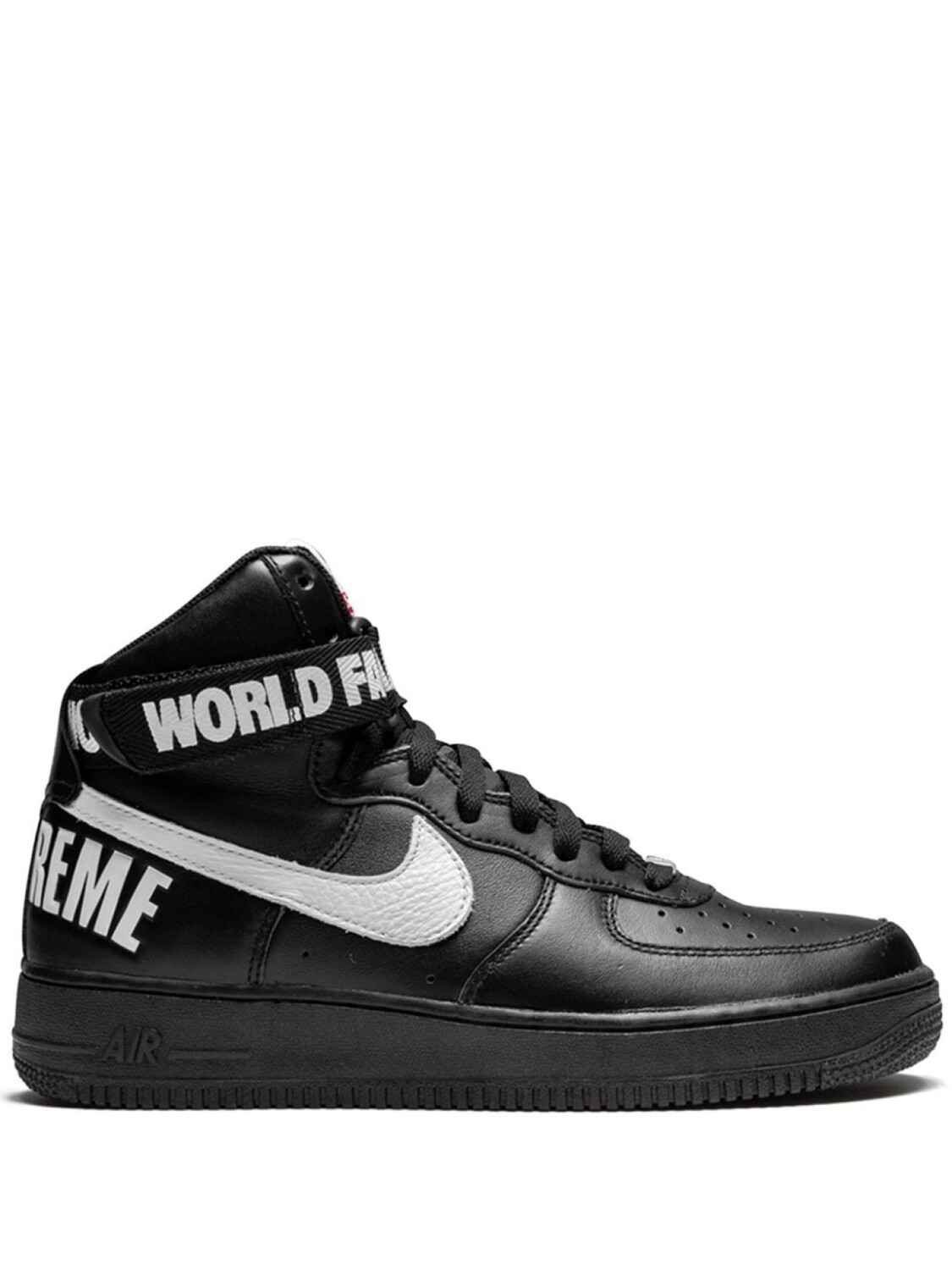 Nike высокие кроссовки Air Force 1 из коллаборации с Supreme, черный
Nike высокие кроссовки Air Force 1 из коллаборации с Supreme, черный