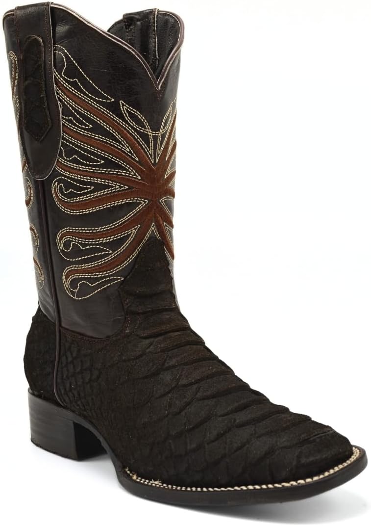 Мужские вестерн-бутсы Joe Boots с кожаным принтом под питона: ковбойские с квадратным носком, родео Joe Exclusive, коричневый
Мужские вестерн-бутсы Joe Boots с кожаным принтом под питона: ковбойские с квадратным носком, родео Joe Exclusive, коричневый