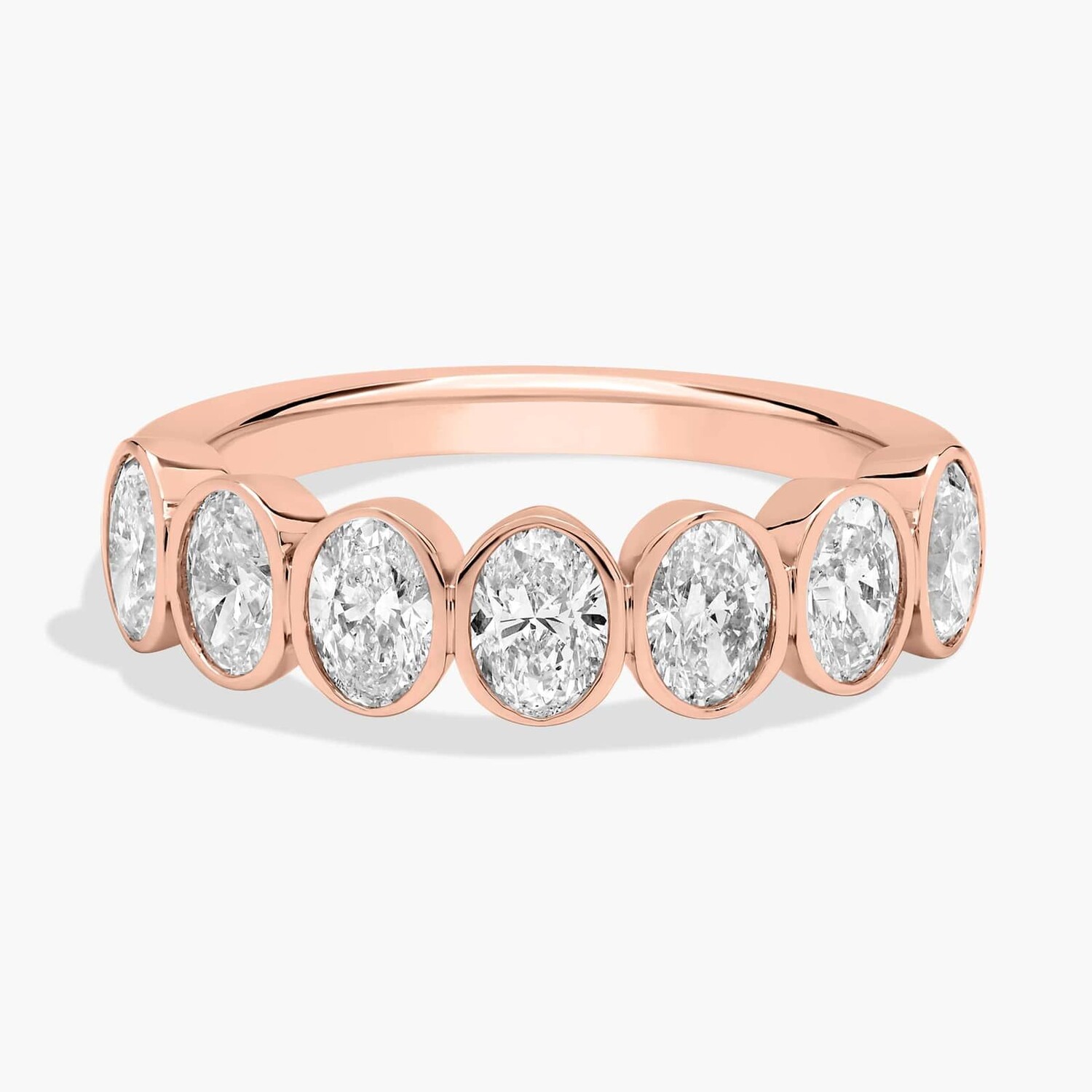 Кольцо на годовщину с 7 бриллиантами в овальной оправе из 14-каратного розового золота (1 3/4 карата, Tw, Tw) Blue Nile
Кольцо на годовщину с 7 бриллиантами в овальной оправе из 14-каратного розового золота (1 3/4 карата, Tw, Tw) Blue Nile