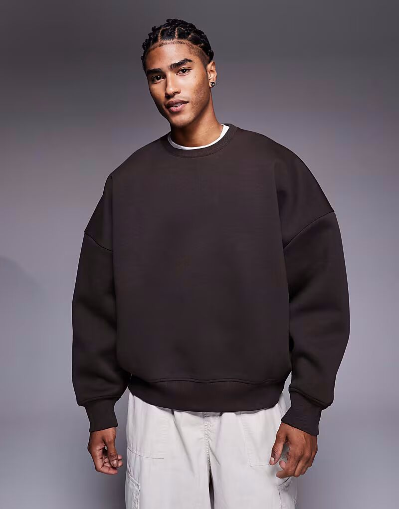 Толстовка премиум-класса из плотной ткани в стиле «дайвинг», коричневого цвета Asos Design
Толстовка премиум-класса из плотной ткани в стиле «дайвинг», коричневого цвета Asos Design