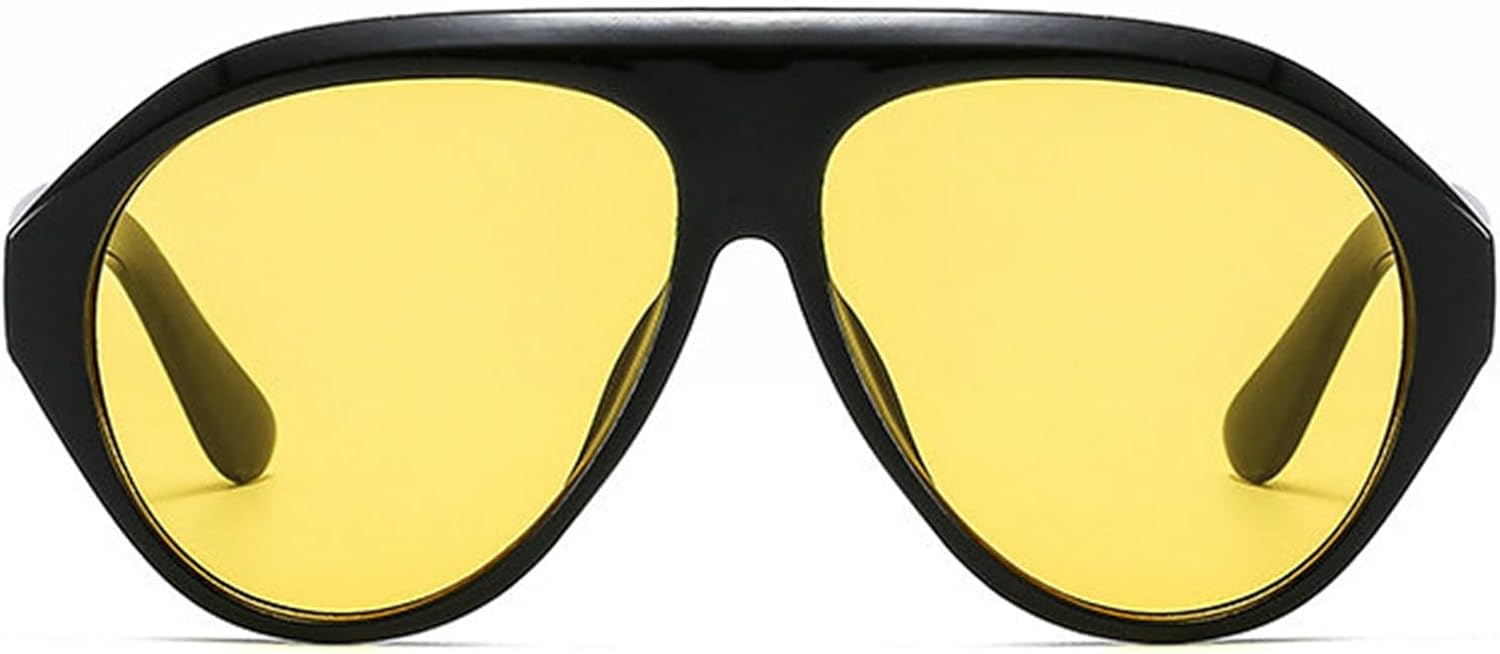 Willochra Популярные модные солнцезащитные очки-пилот для женщин, ретро, массивные, дизайнерские, мужские, панк, градиентные, большие солнцезащитные очки F25, Yellow
Willochra Популярные модные солнцезащитные очки-пилот для женщин, ретро, массивные, дизайнерские, мужские, панк, градиентные, большие солнцезащитные очки F25, Yellow