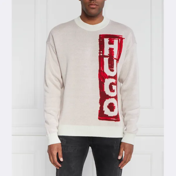 Sohugoh свитер обычного кроя с добавлением шерсти Hugo, бежевый
Sohugoh свитер обычного кроя с добавлением шерсти Hugo, бежевый