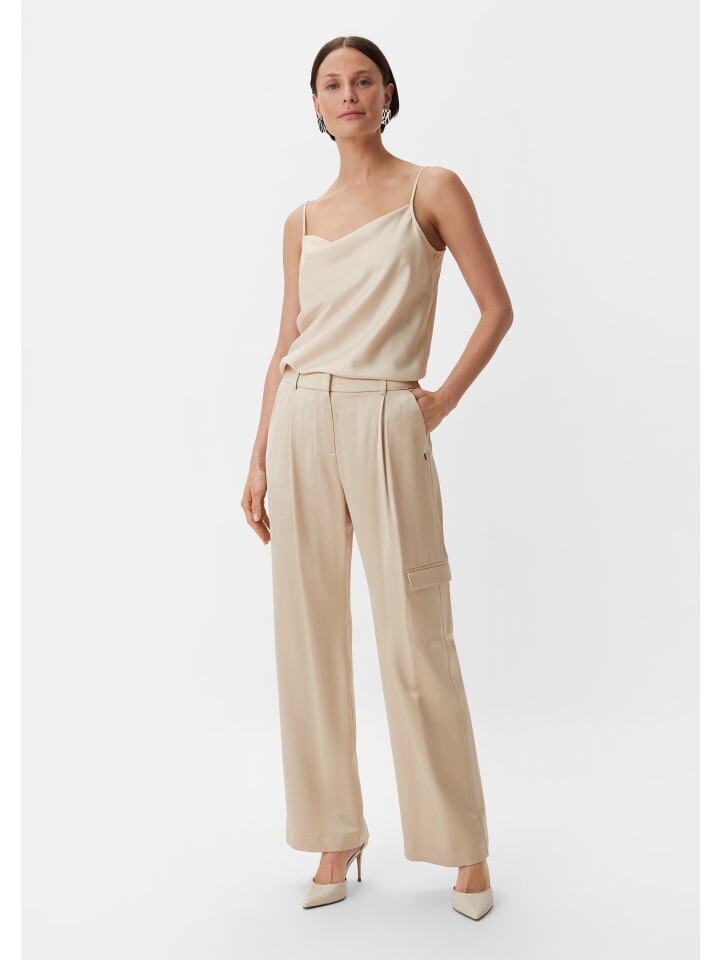 Тканевые брюки comma, бежевый
Тканевые брюки comma, бежевый