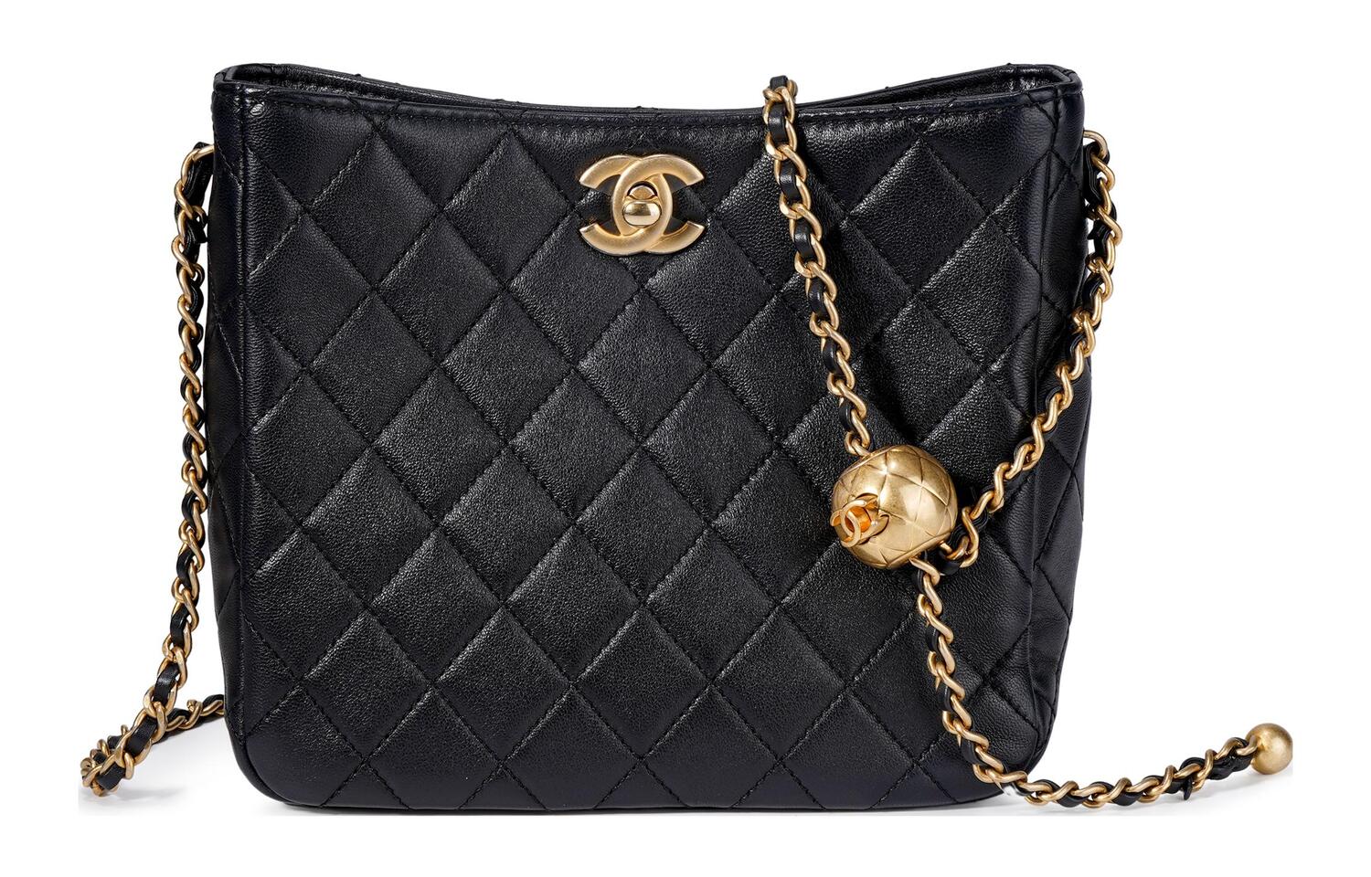 Кожаная сумка-шоппер через плечо на цепочке CHANEL черная
Кожаная сумка-шоппер через плечо на цепочке CHANEL черная