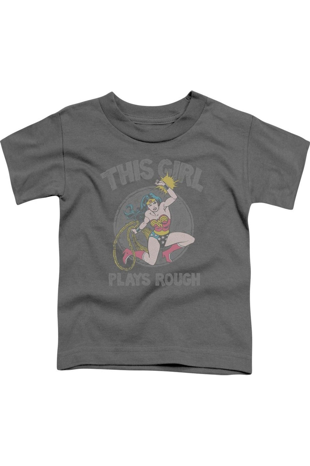 Футболка DC Comics Plays Rough с коротким рукавом для детей Gildan, Charcoal
Футболка DC Comics Plays Rough с коротким рукавом для детей Gildan, Charcoal