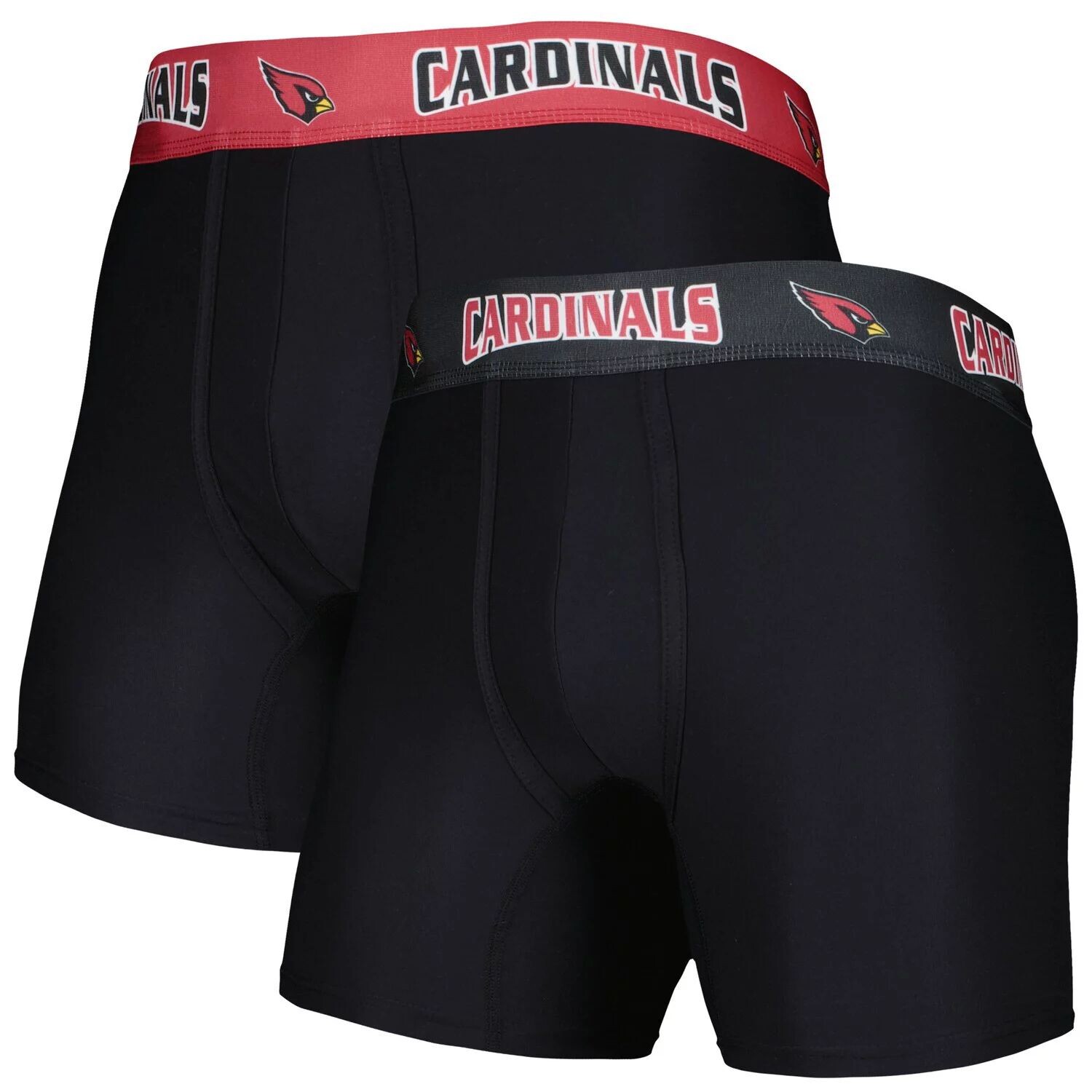 Мужской комплект из 2 трусов-боксеров Concepts Sport Black/Cardinal Arizona Cardinals 
Мужской комплект из 2 трусов-боксеров Concepts Sport Black/Cardinal Arizona Cardinals