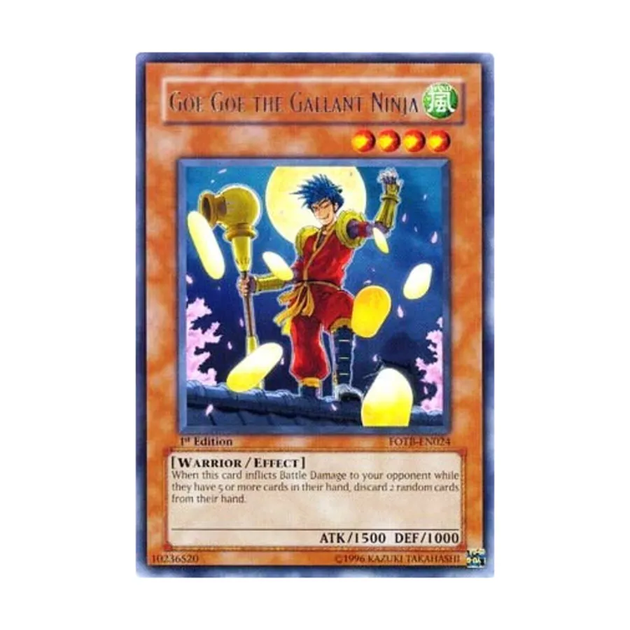 CCG Goe Goe, доблестный ниндзя (редкий), Yu-Gi-Oh - Force of the Breaker - Singles
CCG Goe Goe, доблестный ниндзя (редкий), Yu-Gi-Oh - Force of the Breaker - Singles