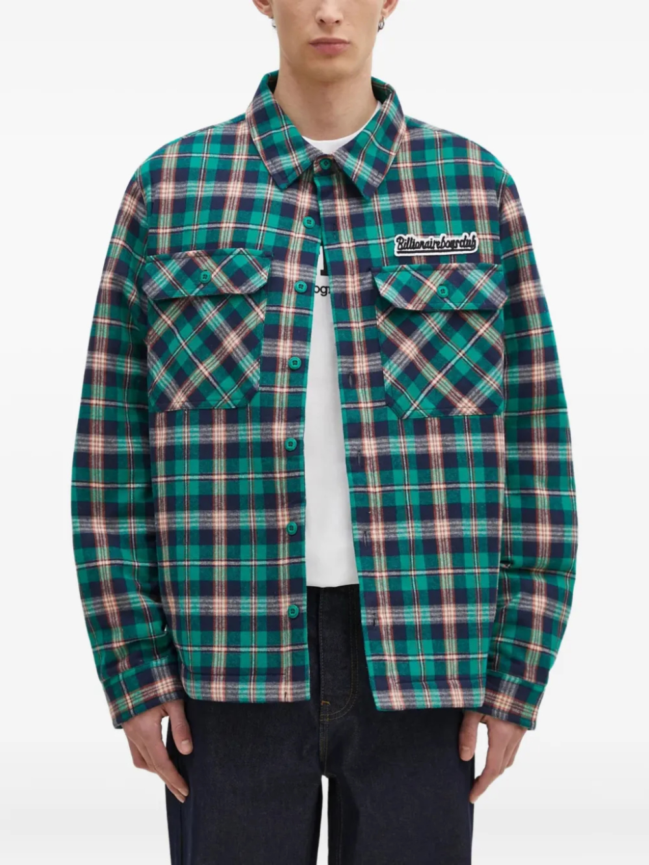 Клетчатая рубашка-пиджак Billionaire Boys Club, зеленый
Клетчатая рубашка-пиджак Billionaire Boys Club, зеленый