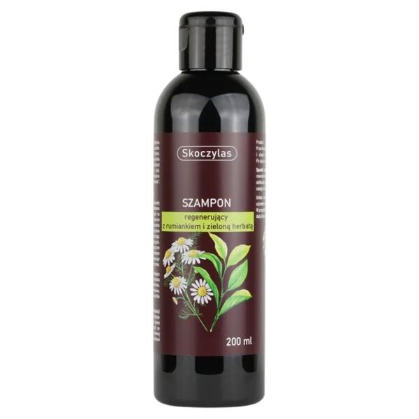 Шампунь восстанавливающий с ромашкой и зеленым чаем, 200 мл Skoczylas
Шампунь восстанавливающий с ромашкой и зеленым чаем, 200 мл Skoczylas