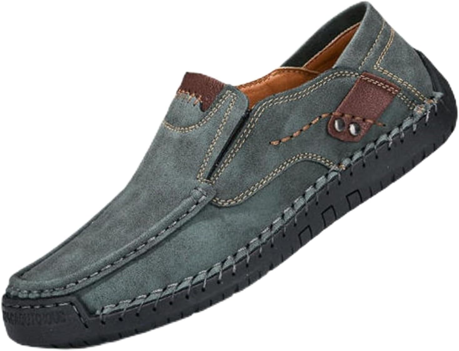 Мужские сшитые вручную кожаные слипоны, лоферы, плоская подошва, дышащие, мягкие, повседневные, легкие, гибкие, с круглым носком, противоскользящие, удобные для ежедневных поездок на работу, отдыха и путешествий Tengfeifly, зеленый
Мужские сшитые вручную кожаные слипоны, лоферы, плоская подошва, дышащие, мягкие, повседневные, легкие, гибкие, с круглым носком, противоскользящие, удобные для ежедневных поездок на работу, отдыха и путешествий Tengfeifly, зеленый