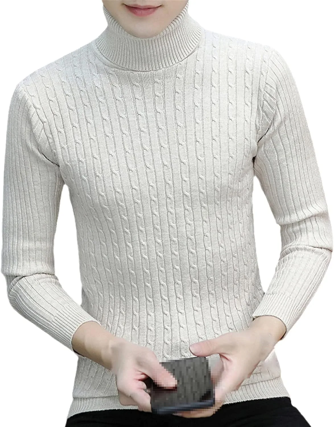 Hourvnei осенний теплый водолазка свитер мужской длинный рукав шерсть вязаный пуловер slim fit джемпер двойной воротник
Hourvnei осенний теплый водолазка свитер мужской длинный рукав шерсть вязаный пуловер slim fit джемпер двойной воротник