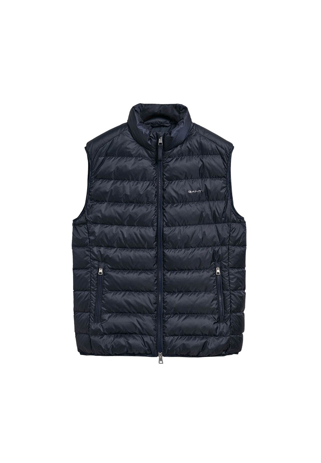 Мужской пуховый стеганый жилет - LIGHT DOWN VEST, молния, воротник-стойка GANT, синий
Мужской пуховый стеганый жилет - LIGHT DOWN VEST, молния, воротник-стойка GANT, синий