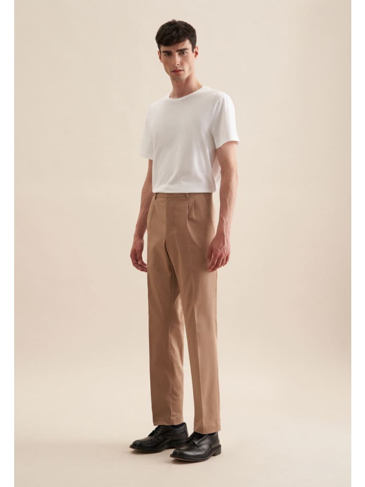 Тканевые брюки Seidensticker, коричневый
Тканевые брюки Seidensticker, коричневый