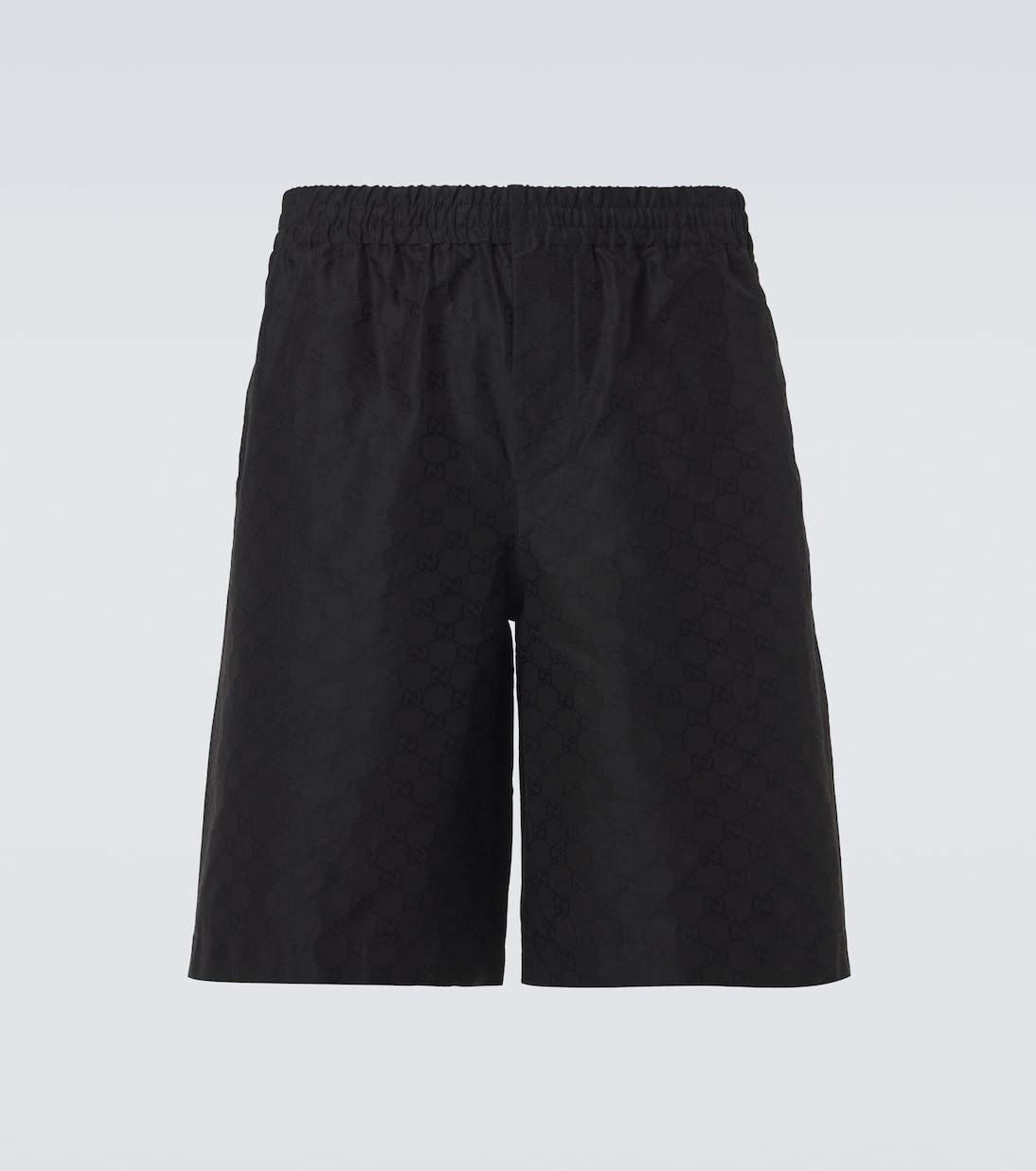 GG шорты из хлопка и шелкового файделя Gucci, черный
GG шорты из хлопка и шелкового файделя Gucci, черный
