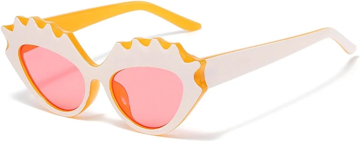 Винтажные солнцезащитные очки «кошачий глаз» для женщин и мужчин, модные, для активного отдыха, уличной фотографии, солнцезащитные очки с защитой от УФ-излучения UV400 TKKTLLT, White Orange Pink
Винтажные солнцезащитные очки «кошачий глаз» для женщин и мужчин, модные, для активного отдыха, уличной фотографии, солнцезащитные очки с защитой от УФ-излучения UV400 TKKTLLT, White Orange Pink