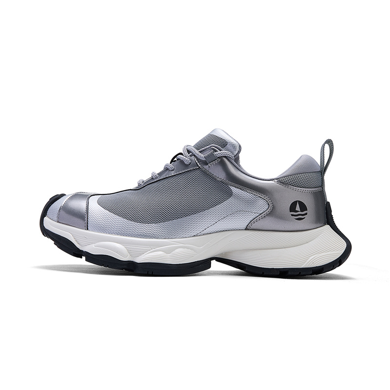 Мужские серые повседневные туфли с низким верхом, увеличивающие рост, в стиле парусника NAVIGARE, Gray 
Мужские серые повседневные туфли с низким верхом, увеличивающие рост, в стиле парусника NAVIGARE, Gray