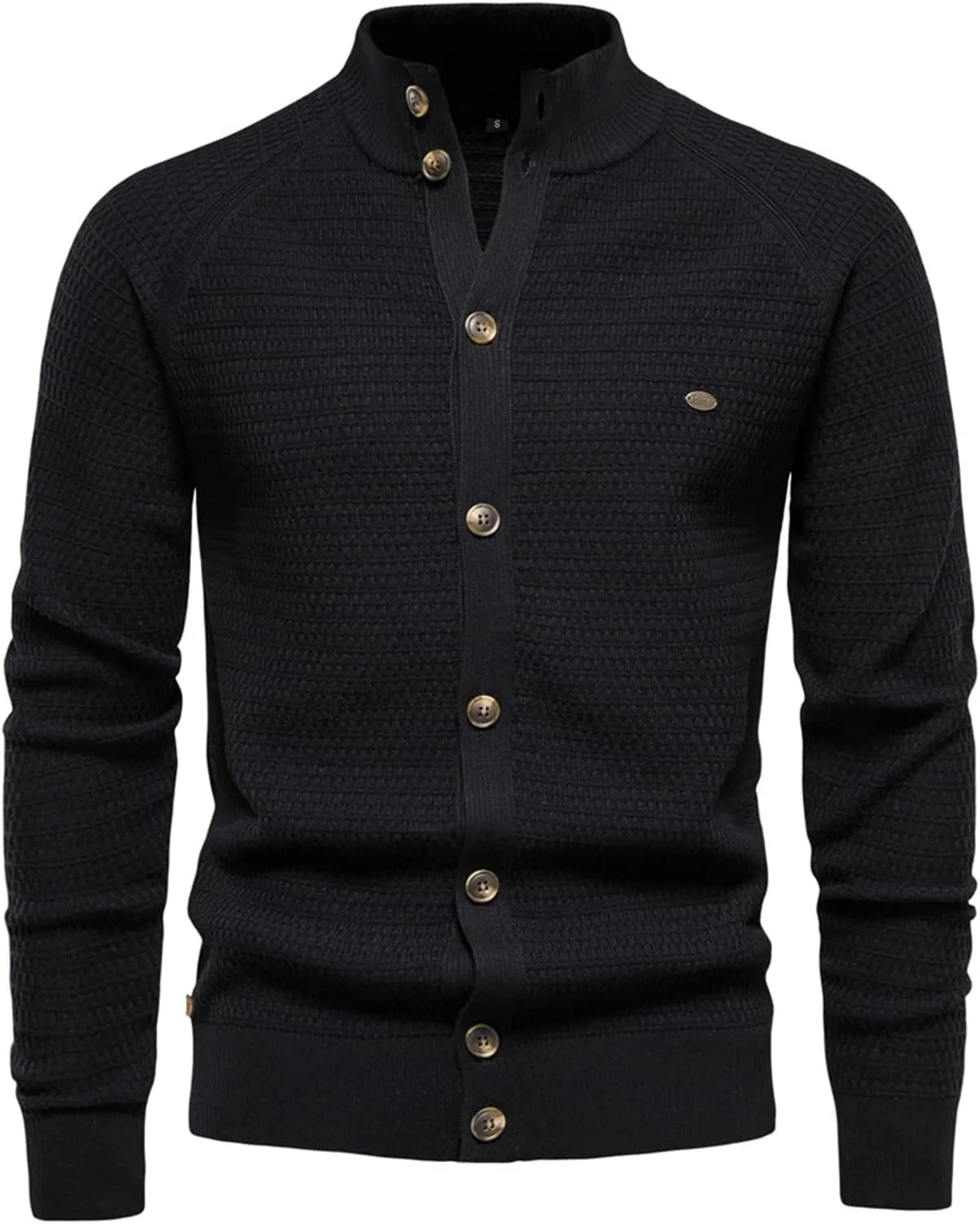 Мужской кардиган Casual Slim Fit с воротником стойкой и узором косы Wankang
Мужской кардиган Casual Slim Fit с воротником стойкой и узором косы Wankang