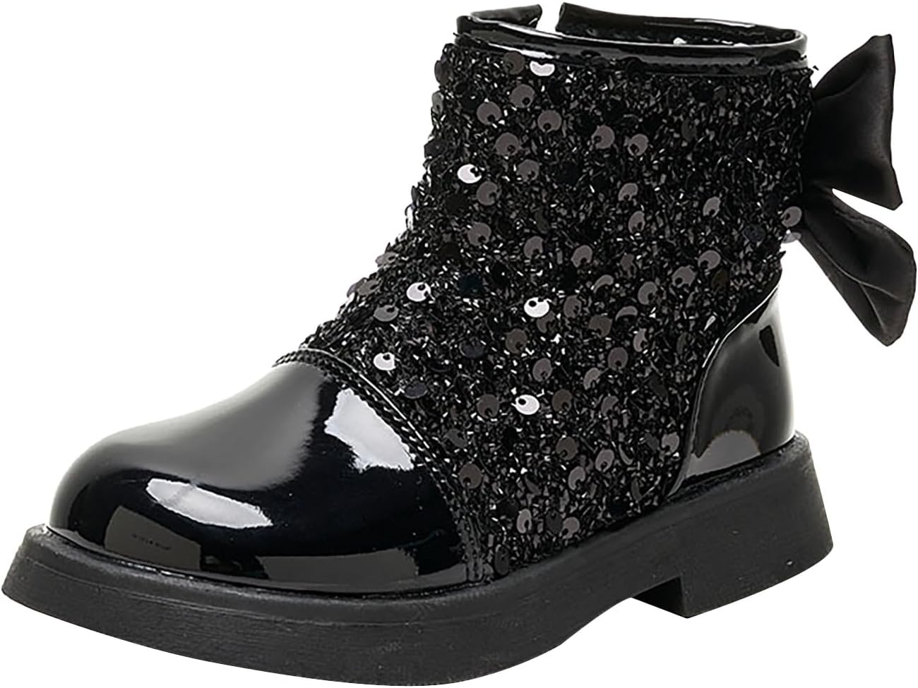 Детские ботинки для девочек с пайетками, с отделкой из искусственного меха внутри, на шнуровке, с кружевной отделкой, модель «Принцесса», с нескользящей мягкой подошвой, на платформе, теплые зимние сапожки Generic, Black-B
Детские ботинки для девочек с пайетками, с отделкой из искусственного меха внутри, на шнуровке, с кружевной отделкой, модель «Принцесса», с нескользящей мягкой подошвой, на платформе, теплые зимние сапожки Generic, Black-B