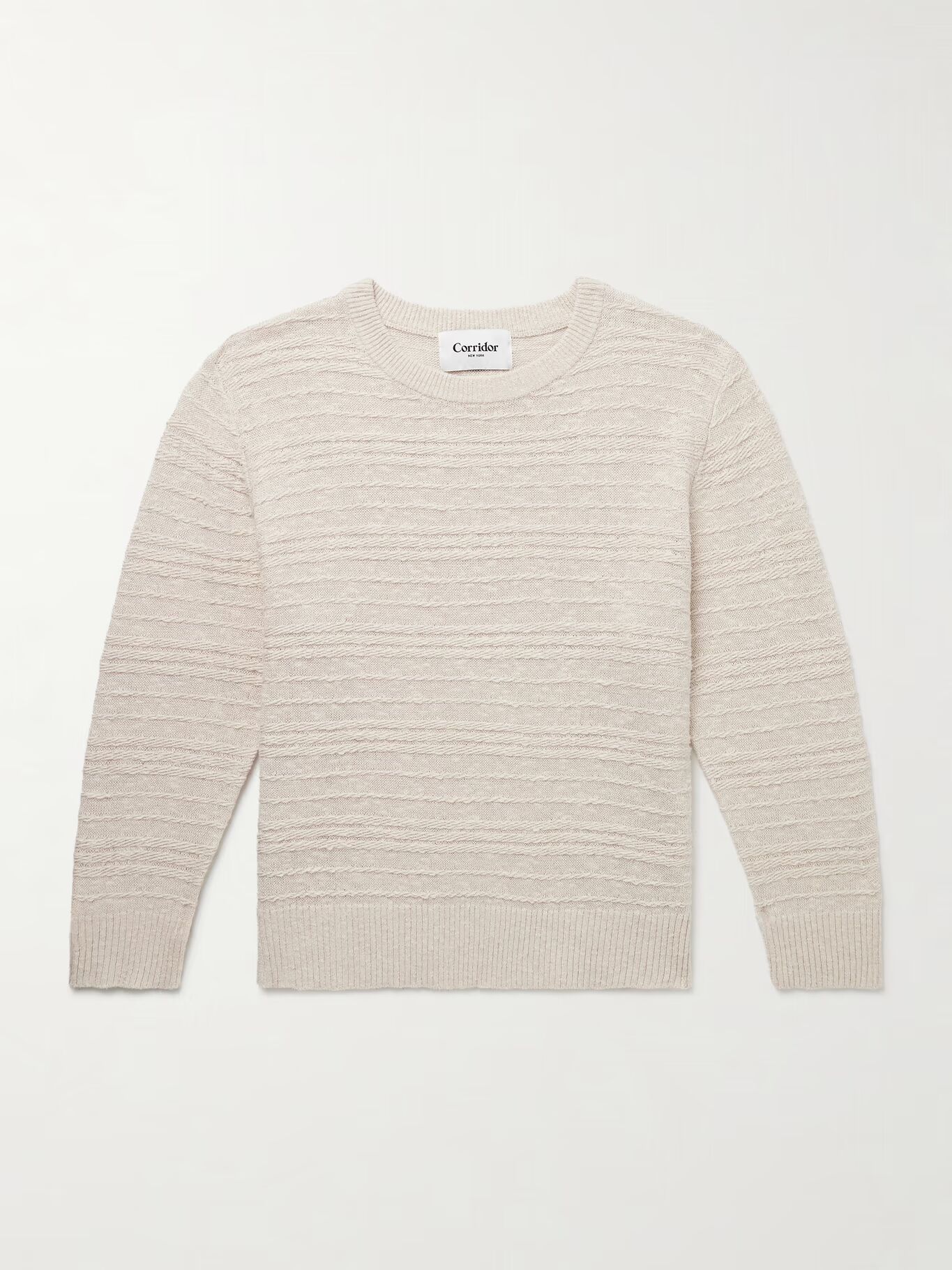 Свитер из смеси хлопка, льна и шелка CORRIDOR, бежевый
Свитер из смеси хлопка, льна и шелка CORRIDOR, бежевый