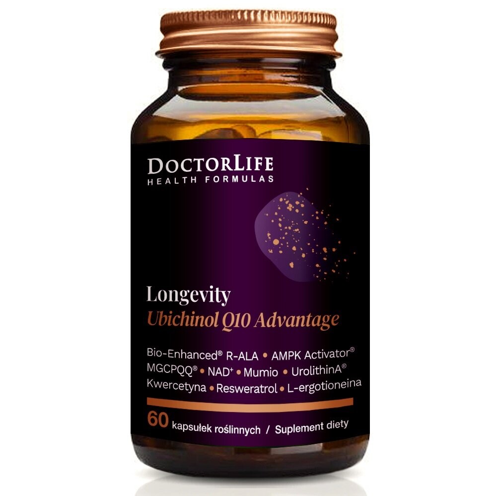 Doctor Life, Биологически активная добавка Longevity Ubiquinol Q10 Advantage, 60 капсул
Doctor Life, Биологически активная добавка Longevity Ubiquinol Q10 Advantage, 60 капсул