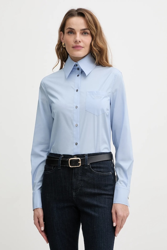 Рубашка из смесовой хлопковой ткани Karl Lagerfeld, синий
Рубашка из смесовой хлопковой ткани Karl Lagerfeld, синий