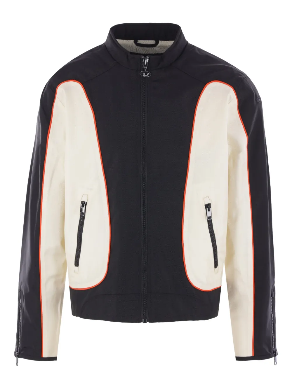 Куртка на молнии со вставками DIESEL, черный
Куртка на молнии со вставками DIESEL, черный