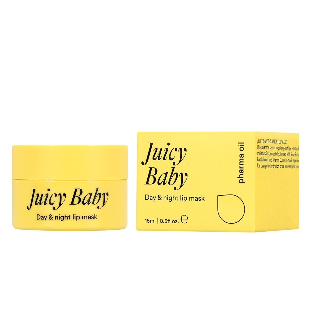 Маска для губ juicy baby day & night lip mask Pharma Oil, вес 15 гр.
Маска для губ juicy baby day & night lip mask Pharma Oil, вес 15 гр.