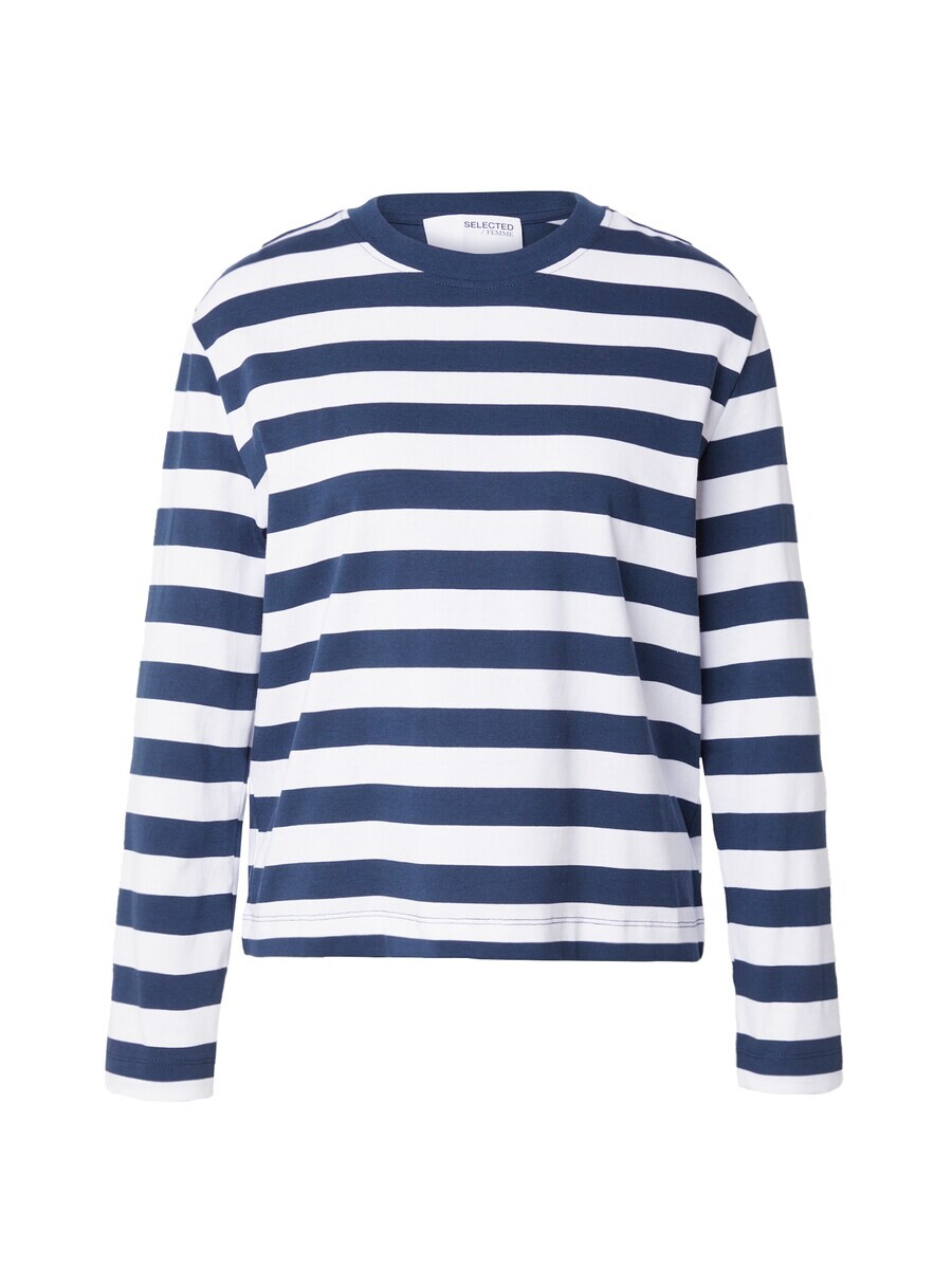Лонгслив Selected Femme ESSENTIAL, темно-синий 
Лонгслив Selected Femme ESSENTIAL, темно-синий
