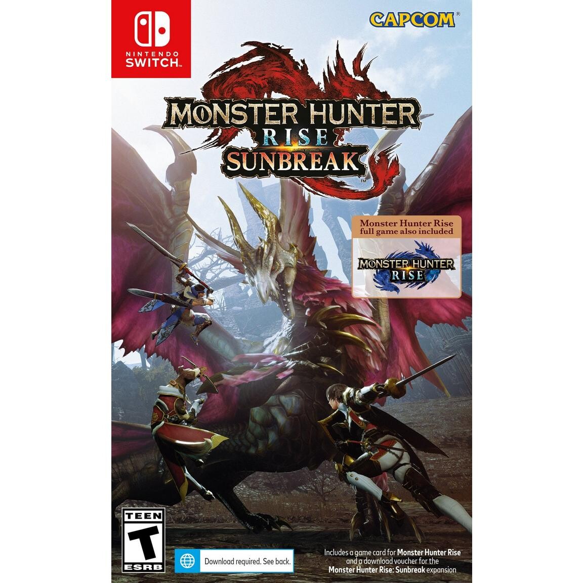 Видеоигра Monster Hunter Rise / Monster Hunter Rise: Sunbreak - Nintendo Switch
Видеоигра Monster Hunter Rise / Monster Hunter Rise: Sunbreak - Nintendo Switch