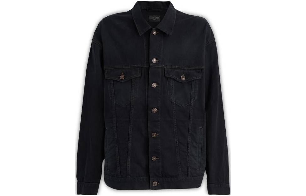 Мужская джинсовая куртка Balenciaga, черный
Мужская джинсовая куртка Balenciaga, черный