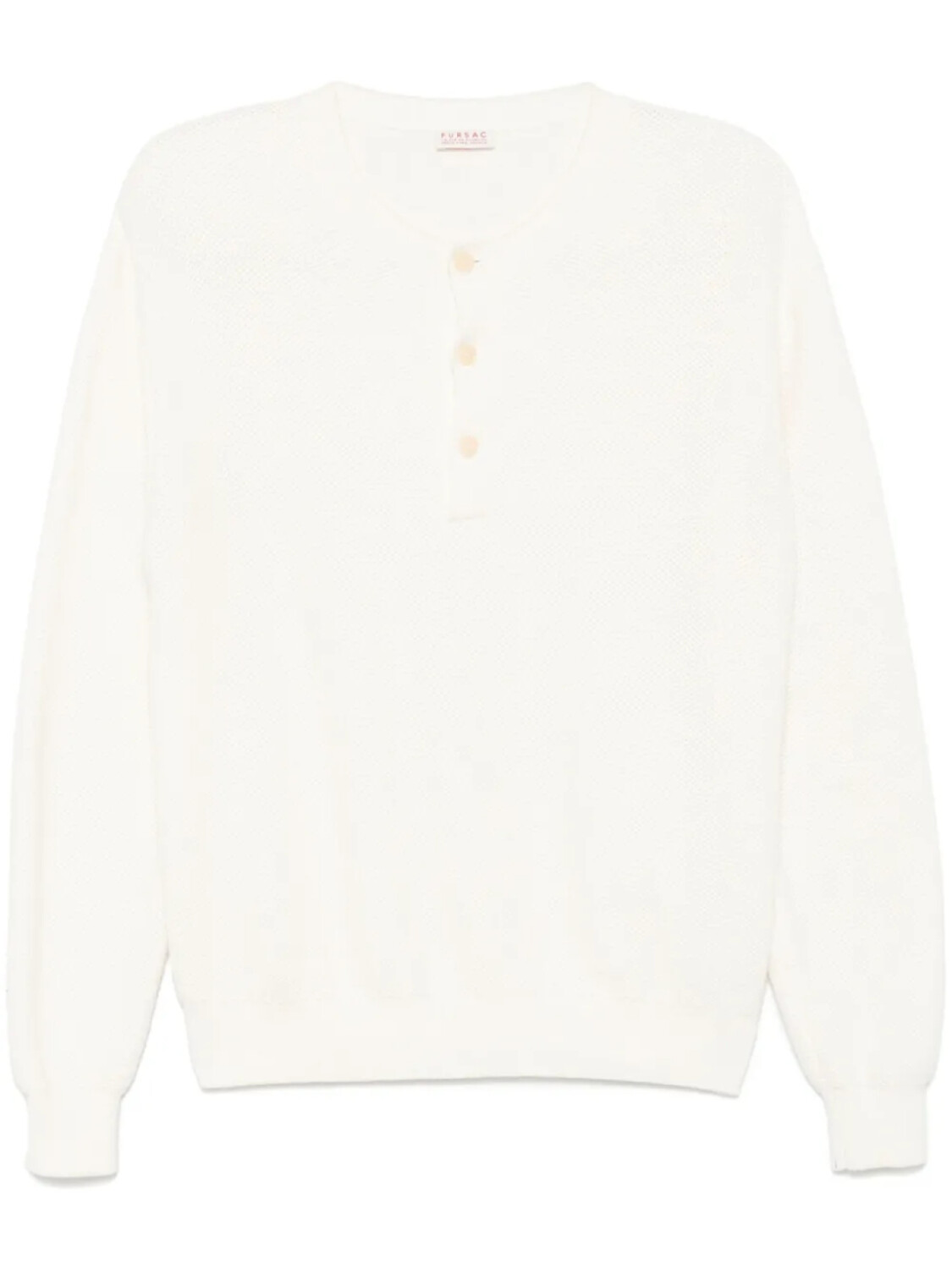 FURSAC свитер фактурной вязки, белый 
FURSAC свитер фактурной вязки, белый