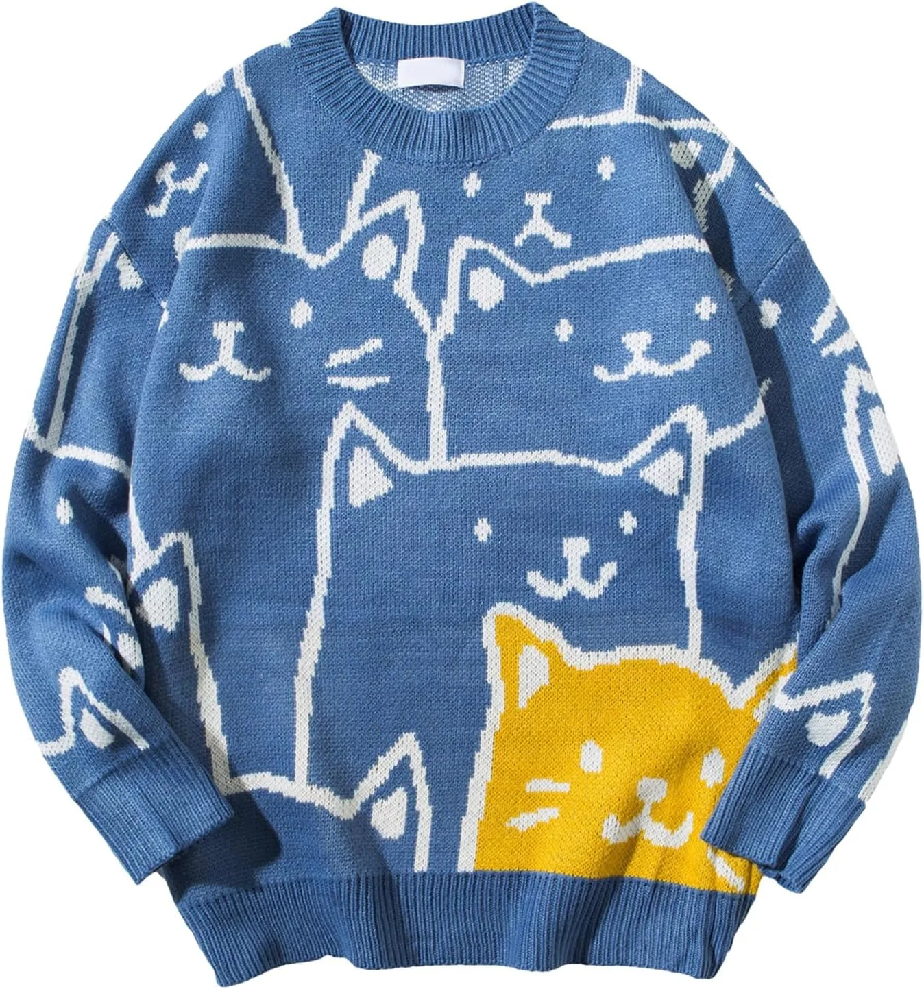 Свитер мужской с принтом в японском стиле Harajuku, оверсайз, для зимы и осени Meideli
Свитер мужской с принтом в японском стиле Harajuku, оверсайз, для зимы и осени Meideli