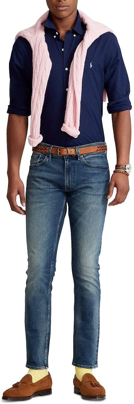 POLO RALPH LAUREN Мужская рубашка Slim Fit Stretch Poplin, Navy
POLO RALPH LAUREN Мужская рубашка Slim Fit Stretch Poplin, Navy