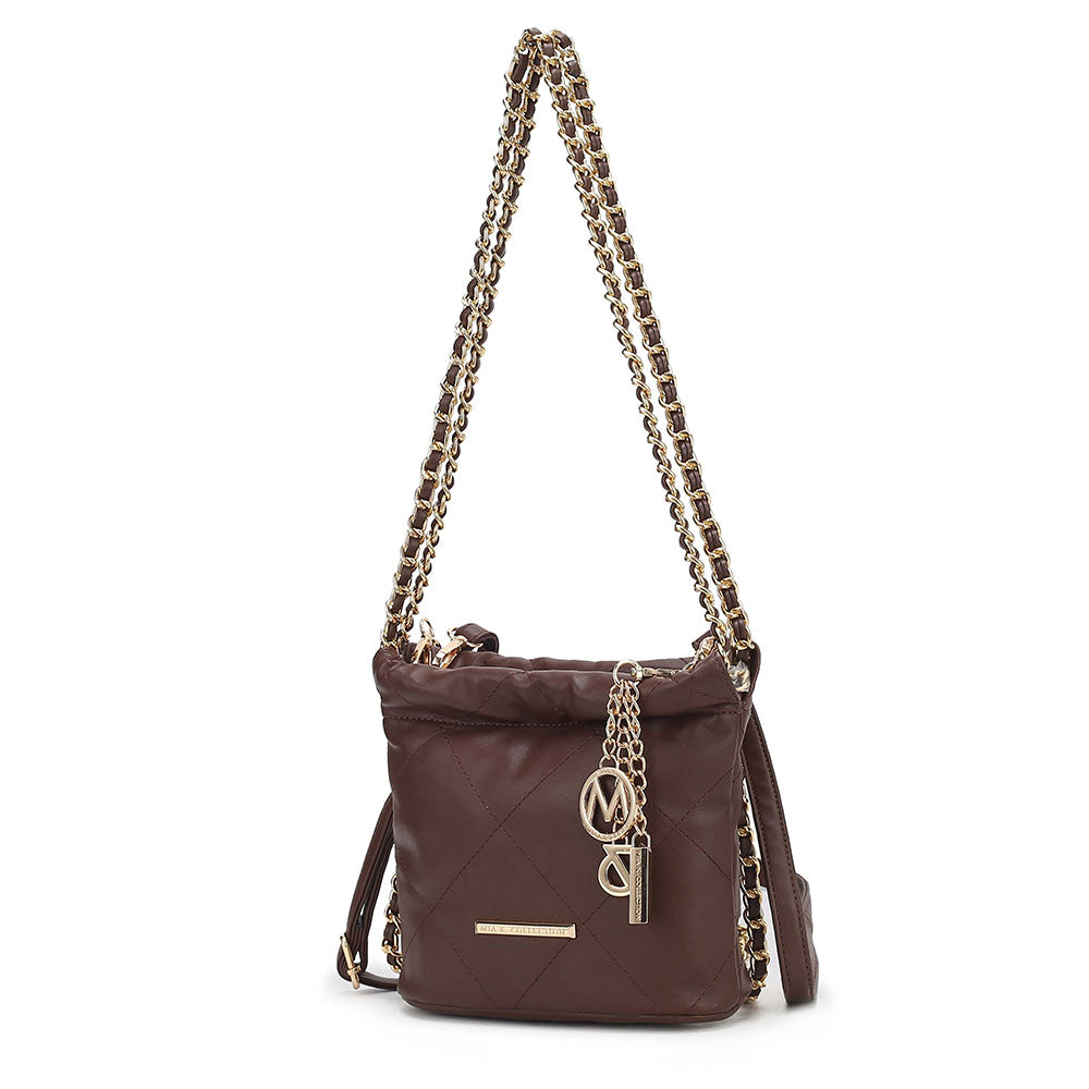 Женская мини-сумка через плечо Loriana от Mia K MKF, Coffee
Женская мини-сумка через плечо Loriana от Mia K MKF, Coffee