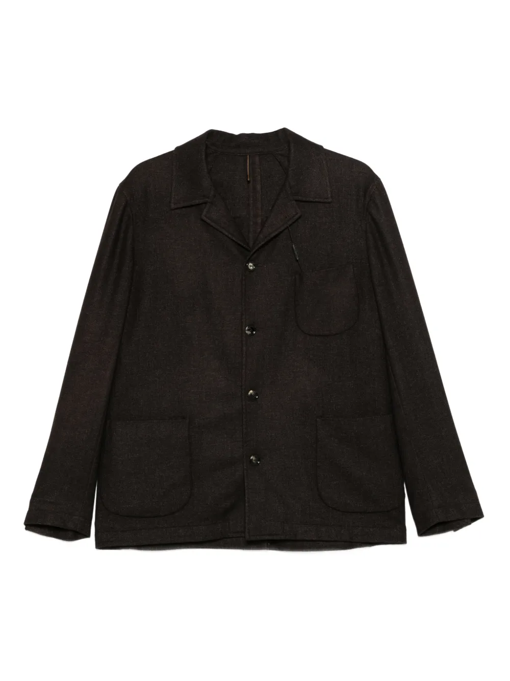 Рубашка с накладными карманами Dell'Oglio, коричневый
Рубашка с накладными карманами Dell'Oglio, коричневый