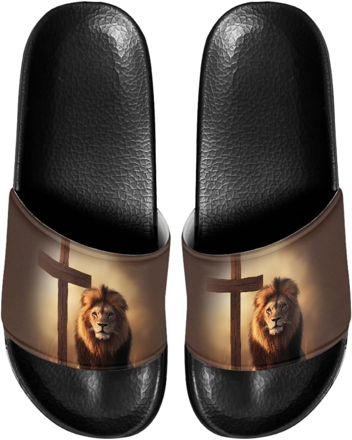 Мужские шлепанцы с нескользящей подошвой, для ванной, быстросохнущие, легкие, подходят для душа, пляжа и повседневной прогулки Ocwfudsx, Lion Cross
Мужские шлепанцы с нескользящей подошвой, для ванной, быстросохнущие, легкие, подходят для душа, пляжа и повседневной прогулки Ocwfudsx, Lion Cross