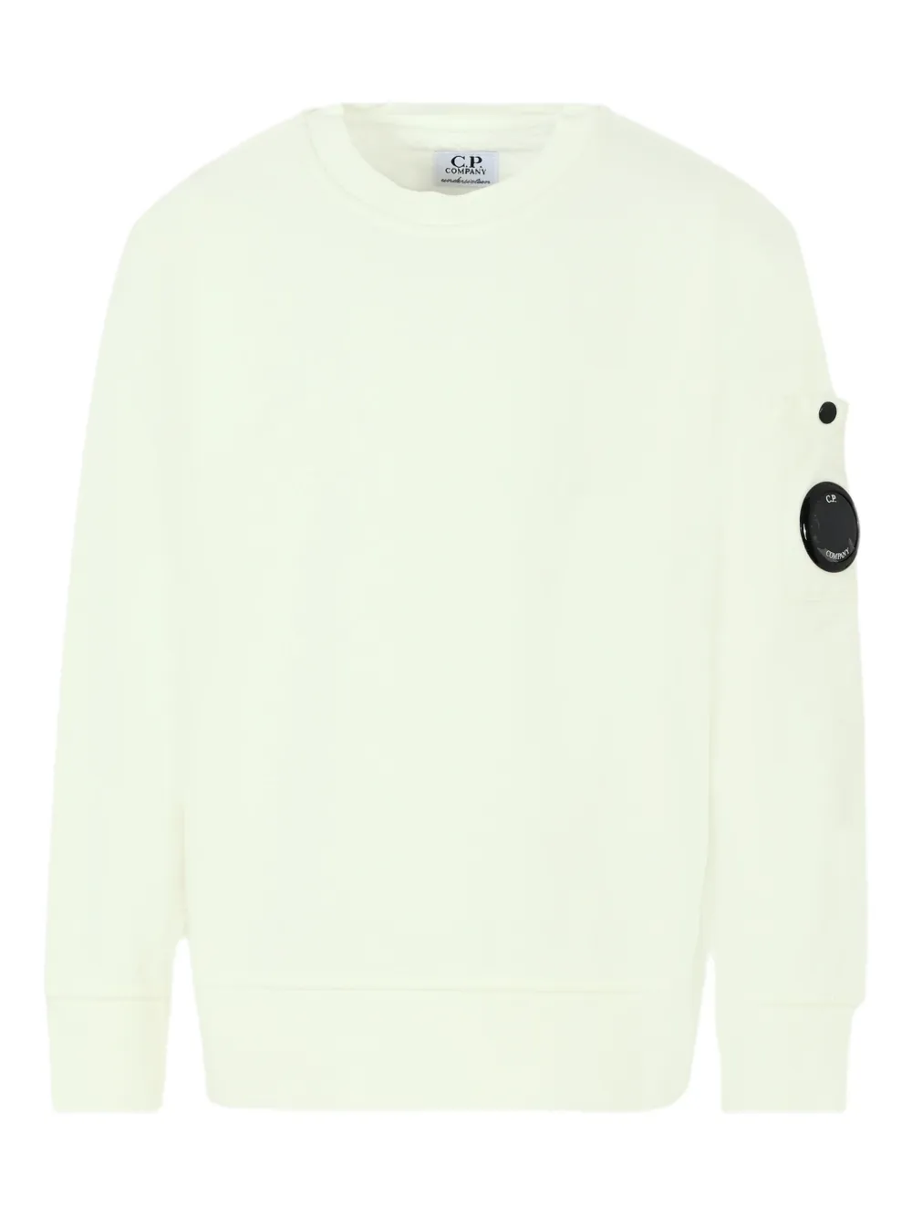 Хлопковая толстовка с линзами C.P. Company Kids, белый 
Хлопковая толстовка с линзами C.P. Company Kids, белый